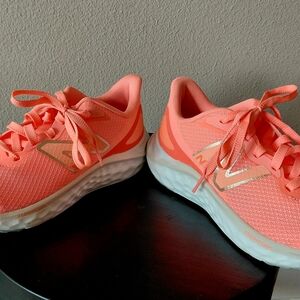 New Balance Women's Bright Coral Athletic Shoes
